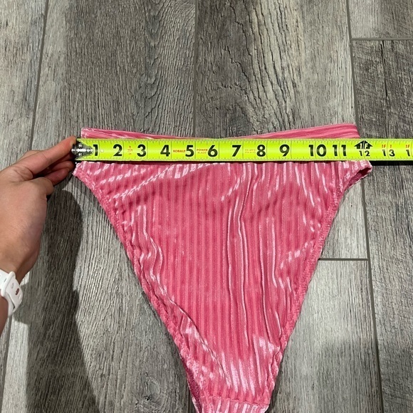 Dippin Daisys Pink High Cut Bikini Bottoms - Picture 9 of 11